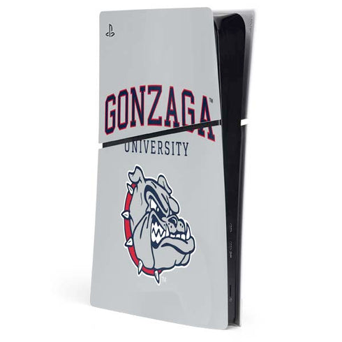 Gonzaga University Collegiate Text PS5 Slim Digital Edition Console Skin