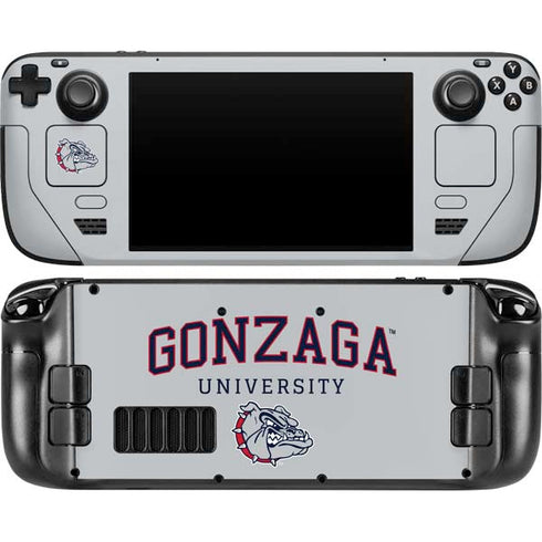 Gonzaga University Collegiate Text Steam Deck Handheld Gaming Computer OLED Skin