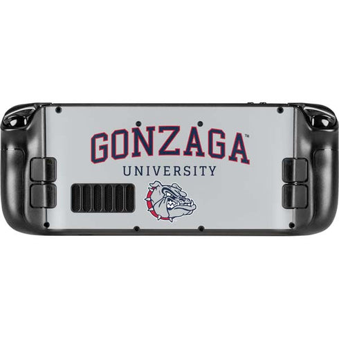 Gonzaga University Collegiate Text Steam Deck Handheld Gaming Computer Skin
