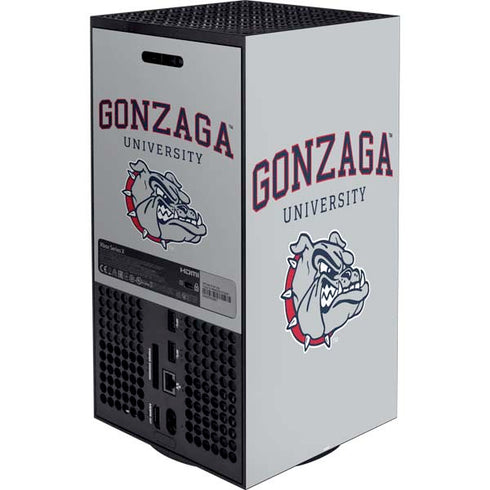 Gonzaga University Collegiate Text XBox Series X Digital Edition Bundle Skin