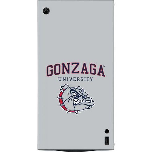 Gonzaga University Collegiate Text XBox Series X Digital Edition Console Skin