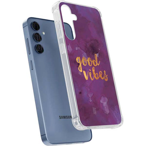 Good Vibes Galaxy A55 5G Clear Case