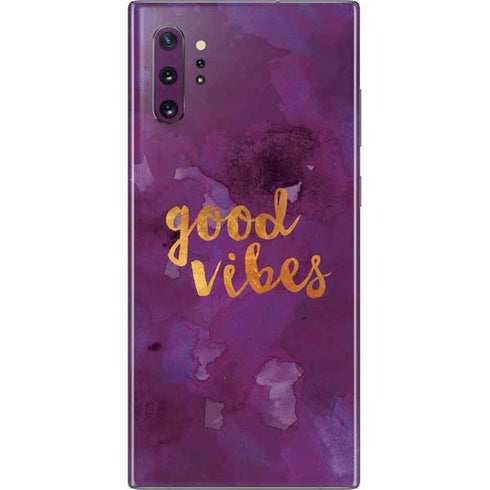 Good Vibes Galaxy Note 10 Plus Skin