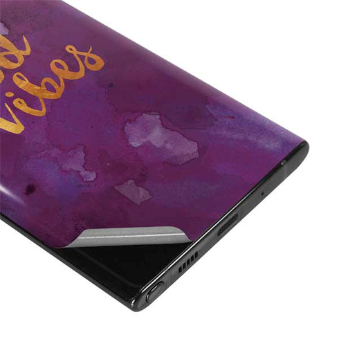 Good Vibes Galaxy Note 10 Plus Skin