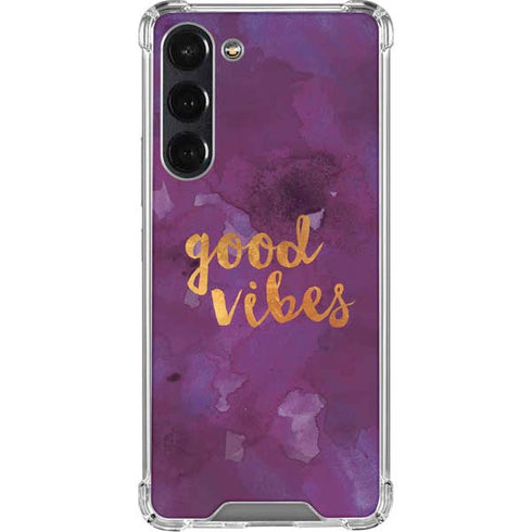 Good Vibes Galaxy S24 FE Clear Case