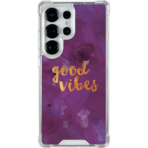 Good Vibes Galaxy S25 Ultra Clear Case
