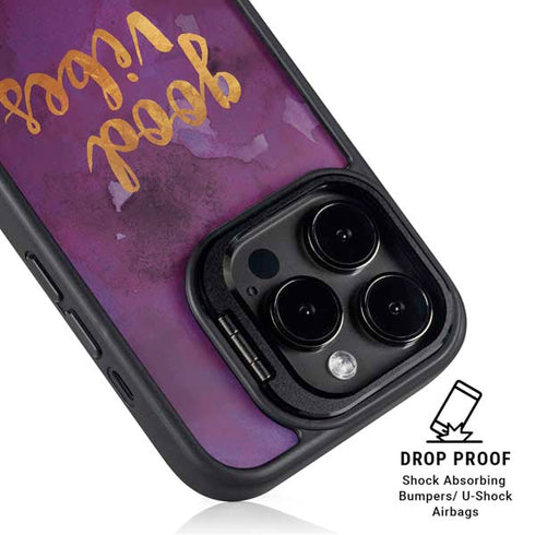 Good Vibes iPhone 15 Pro Max Kickstand Case