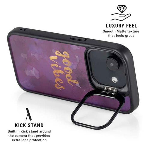 Good Vibes iPhone 16e Kickstand Case