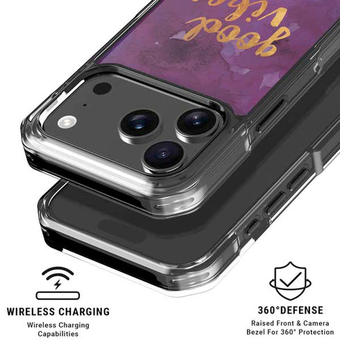 Good Vibes iPhone 18 Pro Clear Case