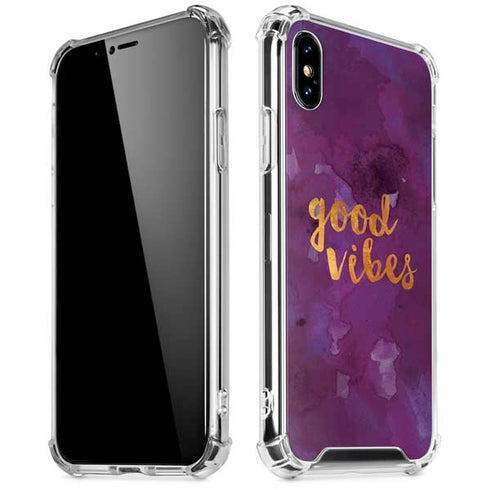 Good Vibes iPhone X/XS Clear Case