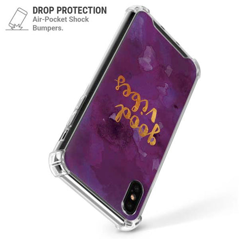 Good Vibes iPhone X/XS Clear Case
