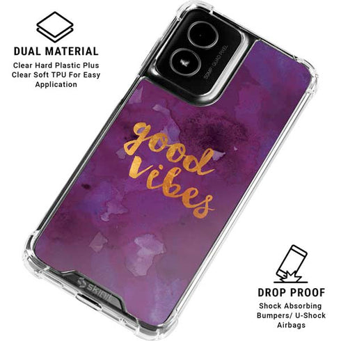Good Vibes Moto G Power 5G (2024) Clear Case