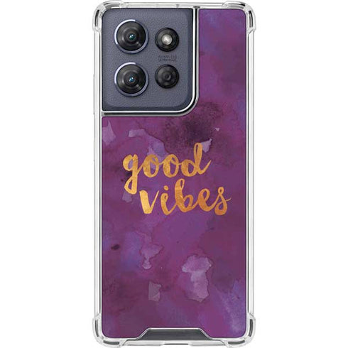 Good Vibes Moto G Power 5G (2025) Clear Case