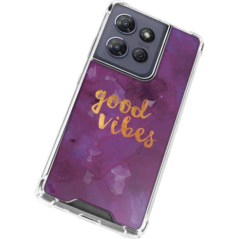 Good Vibes Moto G Power 5G (2025) Clear Case