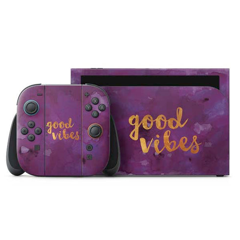 Good Vibes Nintendo Switch 2 (2025) with Joy-Con Skin
