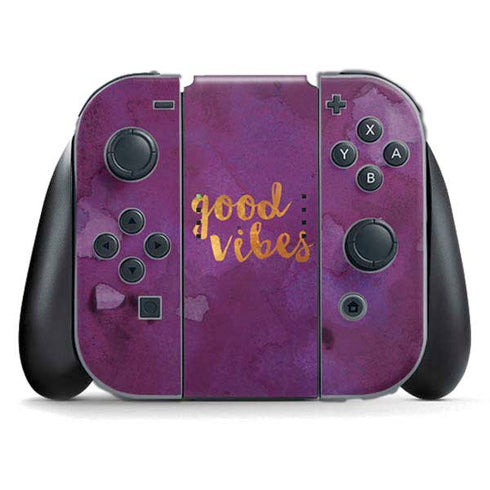 Good Vibes Nintendo Switch (2017-2021) Joy-Con Controller Skin