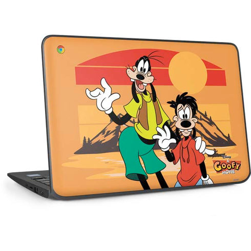 Disney Goof Family Trip HP Chromebook Skin