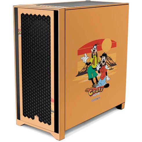 Disney Goof Family Trip Corsair 4000D Tempered Glass Mid-Tower ATX Case Skin