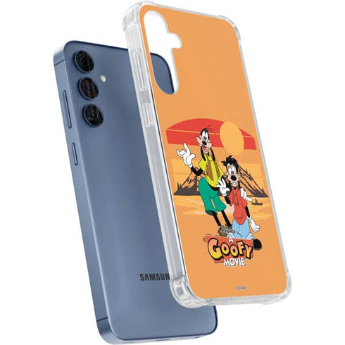 Disney Goof Family Trip Galaxy A55 5G Clear Case