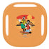 Disney Goof Family Trip Galaxy Buds Pro Skin