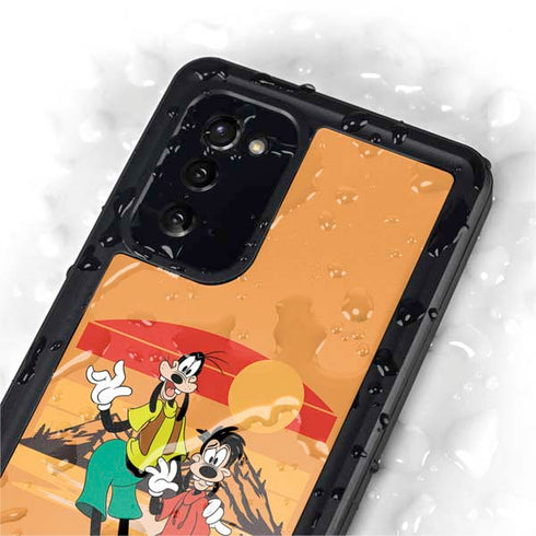 Disney Goof Family Trip Galaxy Note20 5G Waterproof Case