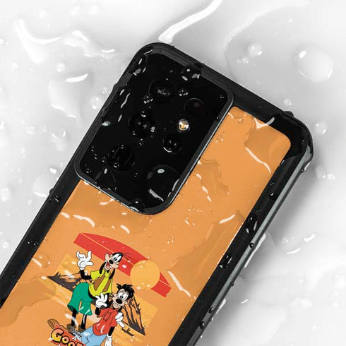 Disney Goof Family Trip Galaxy S24 Ultra Waterproof Case