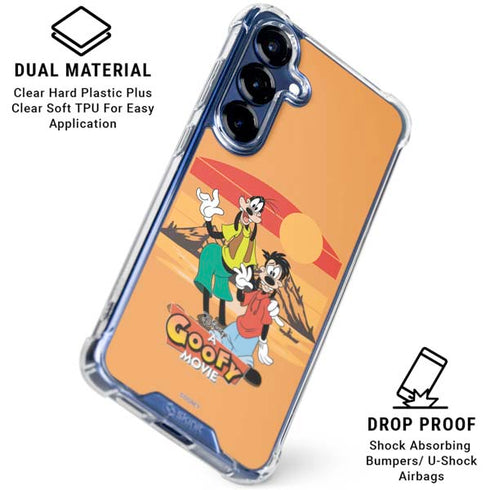 Disney Goof Family Trip Galaxy S25 Clear Case