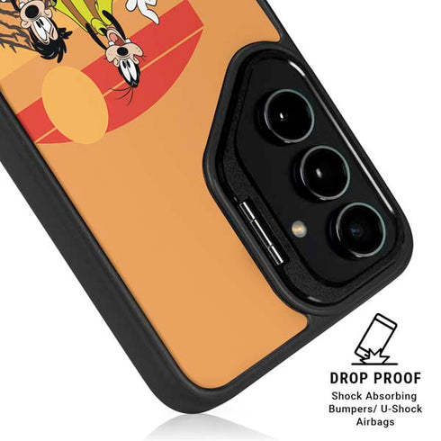 Disney Goof Family Trip Galaxy S25 FE Kickstand Case