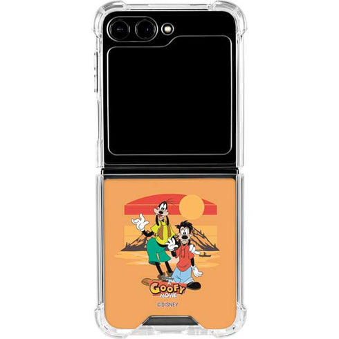 Disney Goof Family Trip Galaxy Z Flip6 Clear Case