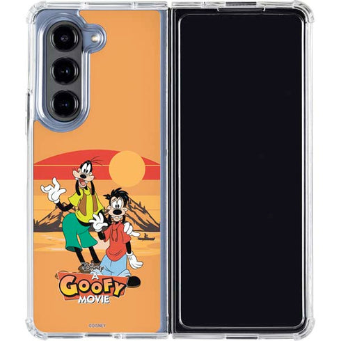 Disney Goof Family Trip Galaxy Z Fold5 5G Clear Case
