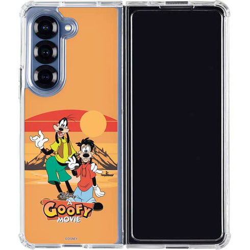 Disney Goof Family Trip Galaxy Z Fold7 Clear Case