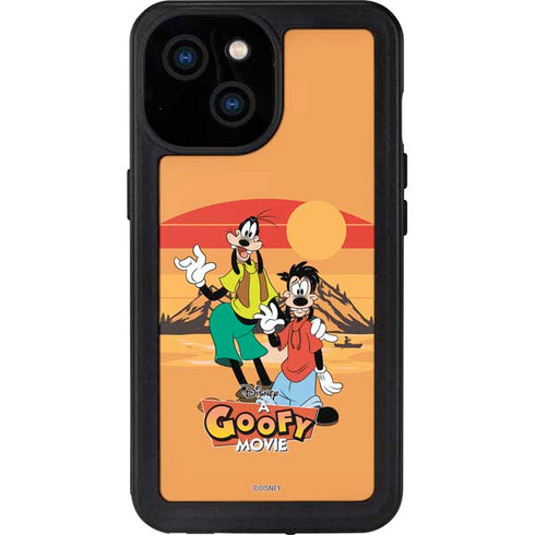 Disney Goof Family Trip iPhone 13 Mini Waterproof Case