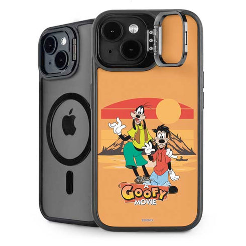Disney Goof Family Trip iPhone 14 Plus Kickstand Case