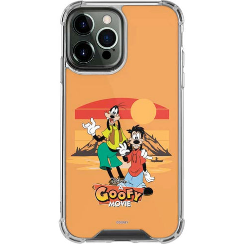 Disney Goof Family Trip iPhone 14 Pro Max Clear Case