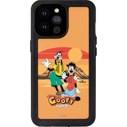 Disney Goof Family Trip iPhone 14 Pro Max Waterproof Case