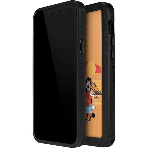 Disney Goof Family Trip iPhone 14 Pro Max Waterproof Case