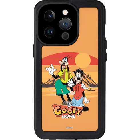 Disney Goof Family Trip iPhone 14 Pro Waterproof Case