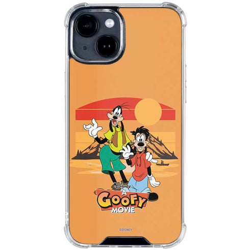 Disney Goof Family Trip iPhone 15 Plus Clear Case