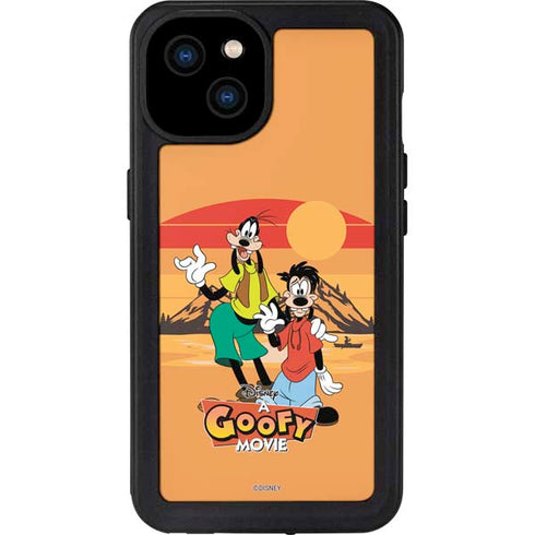 Disney Goof Family Trip iPhone 15 Plus Waterproof Case