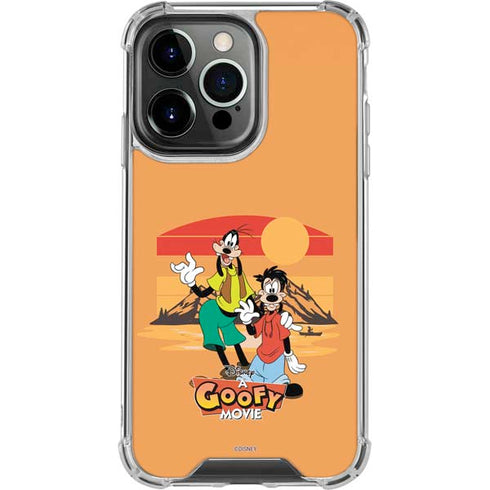 Disney Goof Family Trip iPhone 15 Pro Clear Case