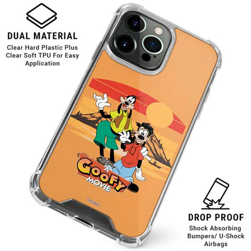 Disney Goof Family Trip iPhone 15 Pro Max Clear Case