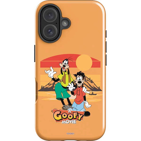 Disney Goof Family Trip iPhone 16 Impact Case