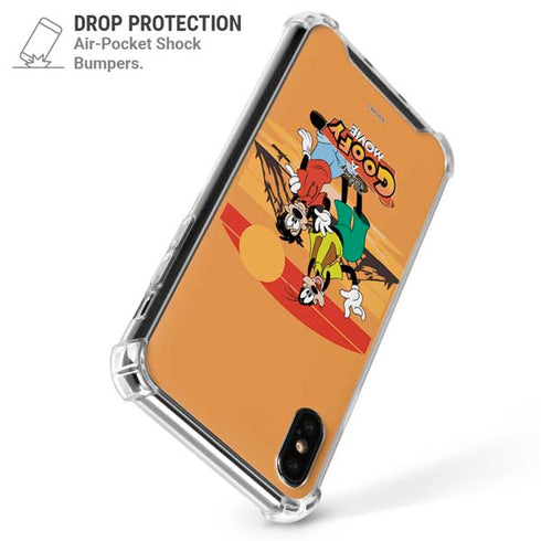Disney Goof Family Trip iPhone X/XS Clear Case