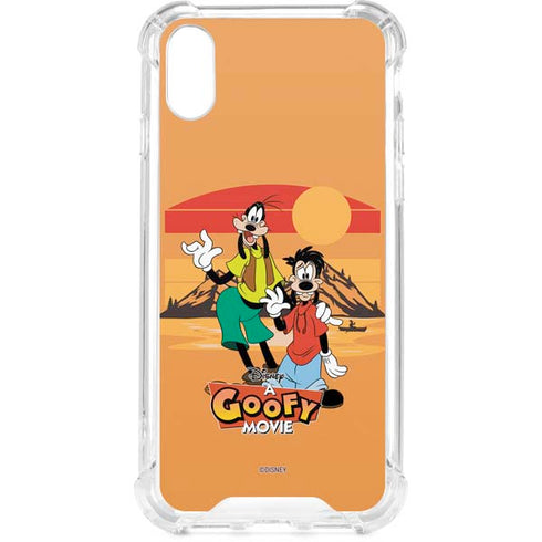 Disney Goof Family Trip iPhone XS Clear Case