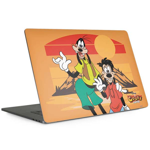 Disney Goof Family Trip MacBook Skins