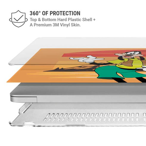 Disney Goof Family Trip MacBook Pro 16in (2021-25) Case plus Skin