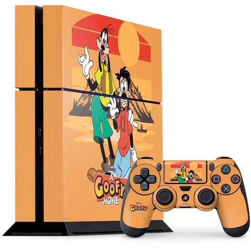 Disney Goof Family Trip PS4 Console and Controller Bundle Skin
