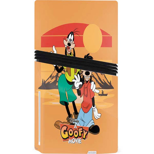 Disney Goof Family Trip PS5 Pro Disk Console Skin