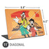 Disney Goof Family Trip Universal Laptop 11in (8.8 x 6.2in) Skin