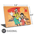 Disney Goof Family Trip Universal Laptop 12in (9.8 x 6.8in) Skin